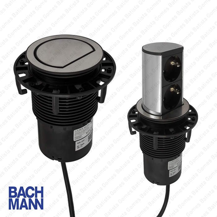 Tomada el�trica de embutir vertical